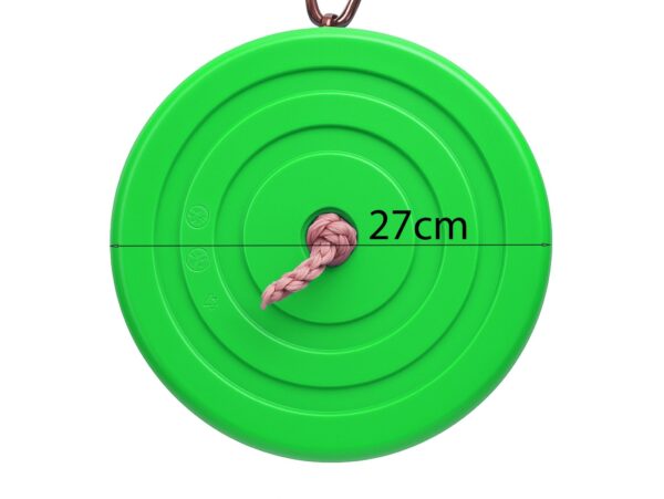 HUŚTAWKA KWIATEK DYSK OKRĄGŁA - zielony