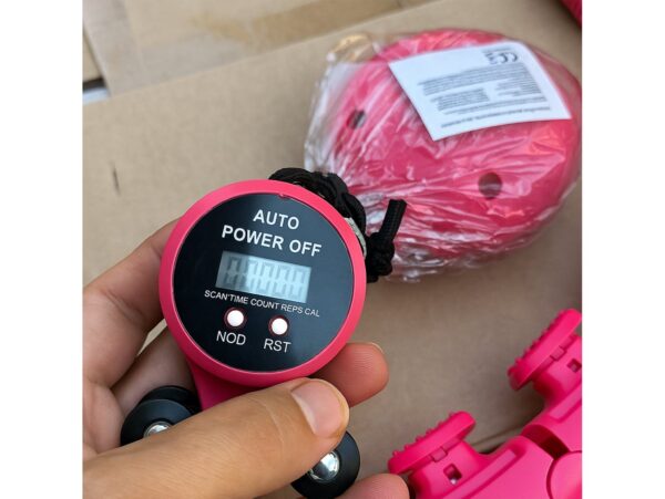 HULA HOOP Z OBCIĄŻNIKIEM MASAŻEREM LICZNIKIEM 45CM