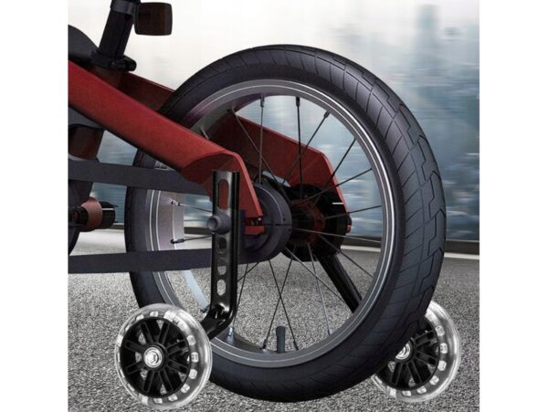 KÓŁKA BOCZNE DO ROWERU ŚWIECĄCE 12''-16''