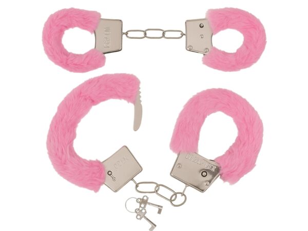 KAJDANKI Z FUTERKIEM - różowe
