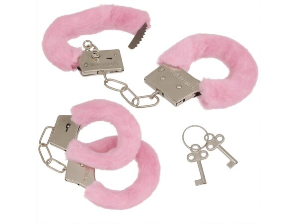 KAJDANKI Z FUTERKIEM - różowe