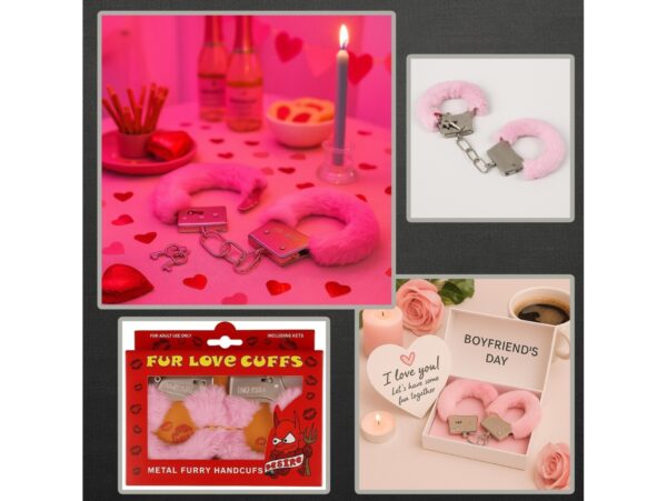 KAJDANKI Z FUTERKIEM - różowe