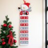 KALENDARZ ADWENTOWY FILCOWY 75x15cm - bałwan