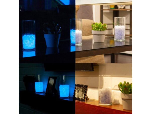 KAMIENIE ŚWIECĄCE FLUORESCENCYJNE 100szt - biały