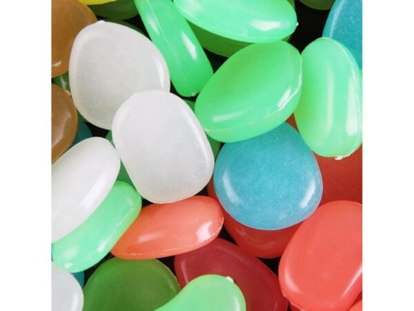 KAMIENIE ŚWIECĄCE FLUORESCENCYJNE 100szt - kolorowe