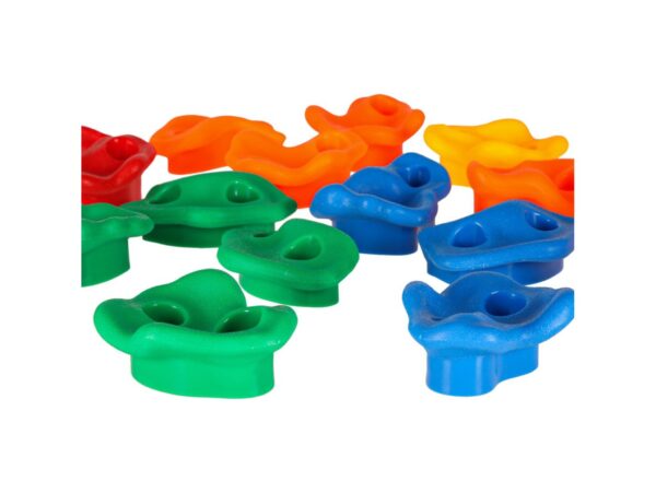 KAMIENIE WSPINACZKOWE UCHWYTY KOLOROWE 20SZT