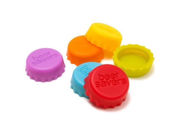 KAPSLE NA BUTELKĘ SILIKONOWE 6SZT