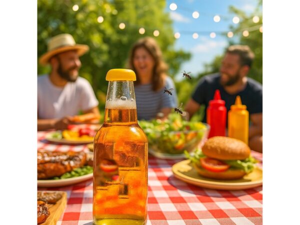 KAPSLE NA BUTELKĘ SILIKONOWE 6SZT