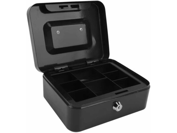 KASETKA NA PIENIADZE CZARNA DUŻA 200 x 160 x 90 - czarny