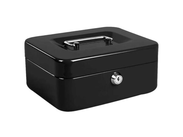 KASETKA NA PIENIADZE CZARNA DUŻA 200 x 160 x 90 - czarny