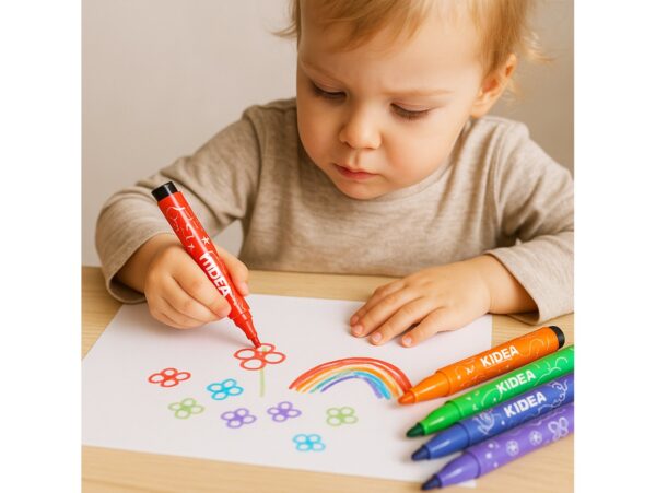 KIDEA FLAMASTRY JUMBO 24 KOLORY