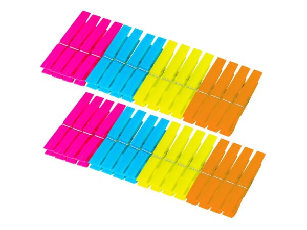 KLAMERKI PLASTIKOWE DO PRANIA SPINACZE 32SZT