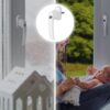 KLAMKA OKIENNA ZAMYKANA ZAMEK Z KLUCZYKIEM KLUCZ