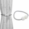 KLAMRA SPINKA DO ZASŁON FIRAN 1 SZT! - perły