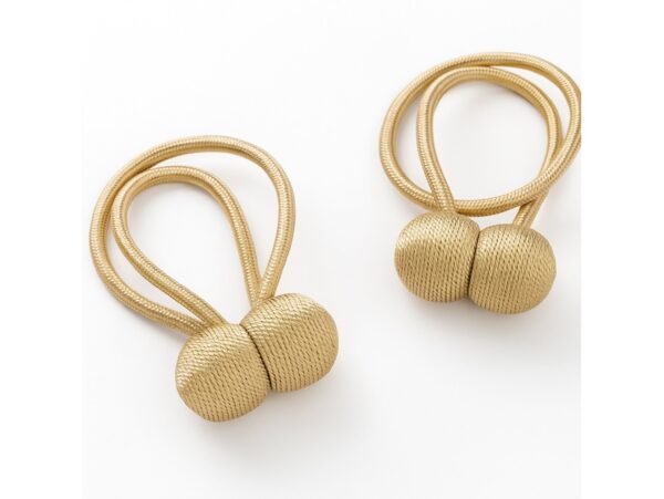 KLAMRA SPINKA DO ZASŁON FIRAN 1 SZT! - złoty