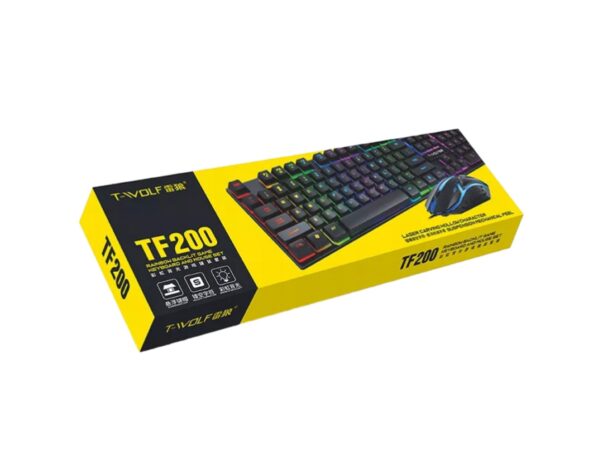 KLAWIATURA + MYSZ GAMINGOWA TF200