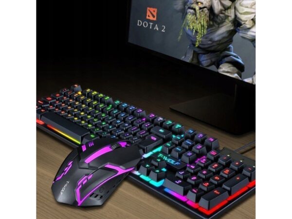 KLAWIATURA + MYSZ GAMINGOWA TF200