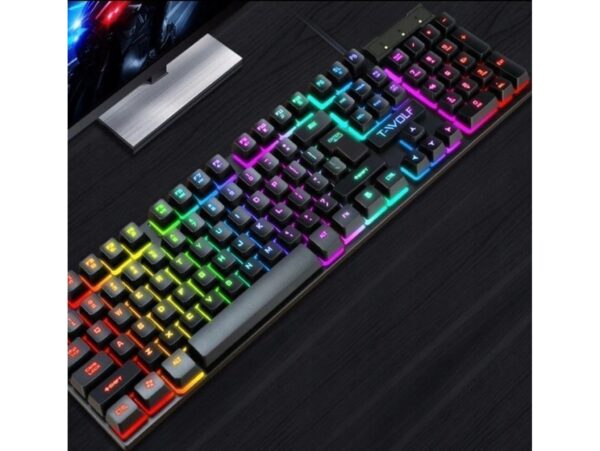 KLAWIATURA + MYSZ GAMINGOWA TF200