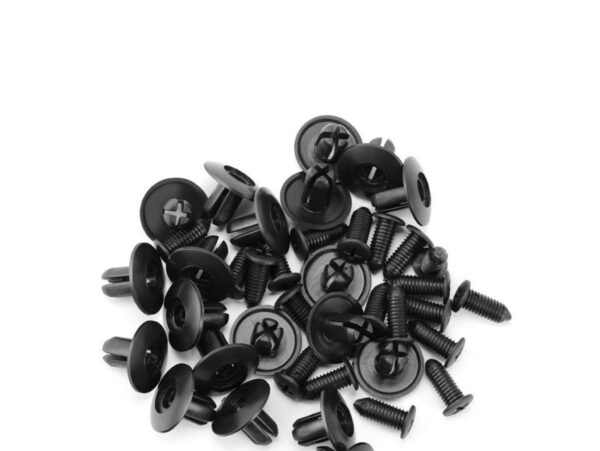 KLIPSY SPINKI DO TAPICERKI SAMOCHODOWEJ 100SZT