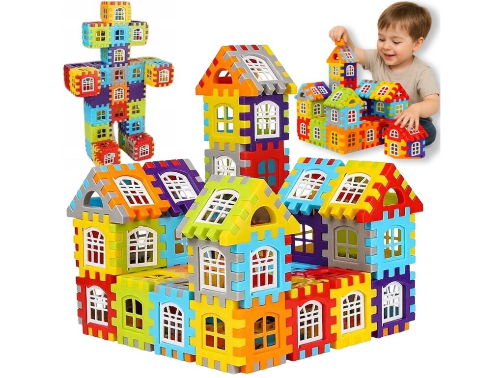 KLOCKI KONSTRUKCYJNE WAFLE 100SZT ZESTAW