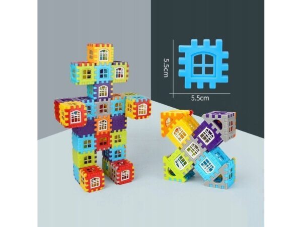 KLOCKI KONSTRUKCYJNE WAFLE 100SZT ZESTAW