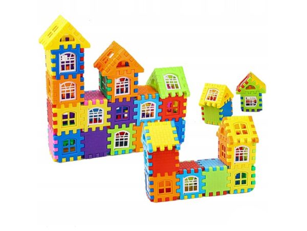 KLOCKI KONSTRUKCYJNE WAFLE 100SZT ZESTAW