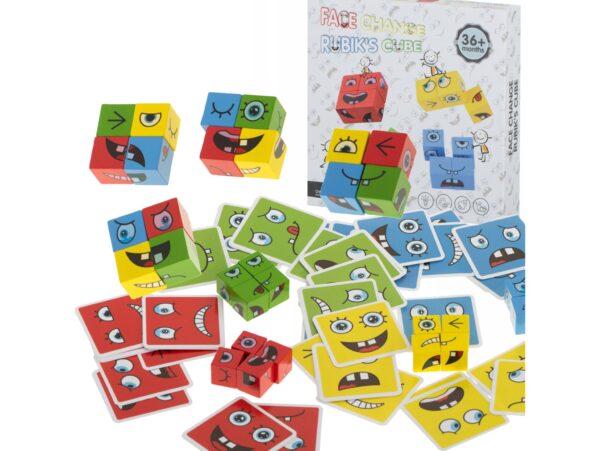 KLOCKI ZMIENIAJĄCE TWARZ KREATYWNE