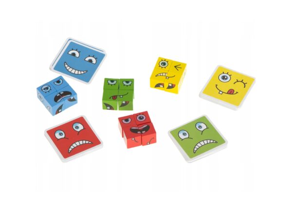 KLOCKI ZMIENIAJĄCE TWARZ KREATYWNE