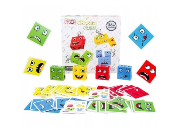 KLOCKI ZMIENIAJĄCE TWARZ KREATYWNE