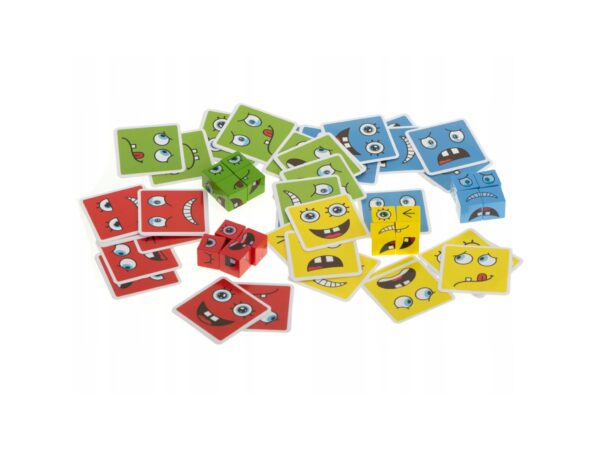 KLOCKI ZMIENIAJĄCE TWARZ KREATYWNE