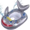 KOŁO DO PŁYWANIA DLA DZIECI REKIN 65cm/50cm - szary