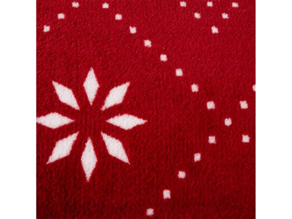 KOC ŚWIĄTECZNY 160x200 + 2 POSZEWKI NA PODUSZKĘ 40x40 ZESTAW - czerwony