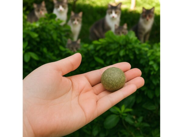 KOCIMIĘTKA PIŁKA DLA KOTA 3CM