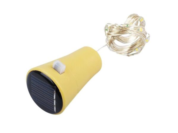 KOREK DO BUTELKI LAMPKI SOLARNE 20 LED #4543 - multikolor