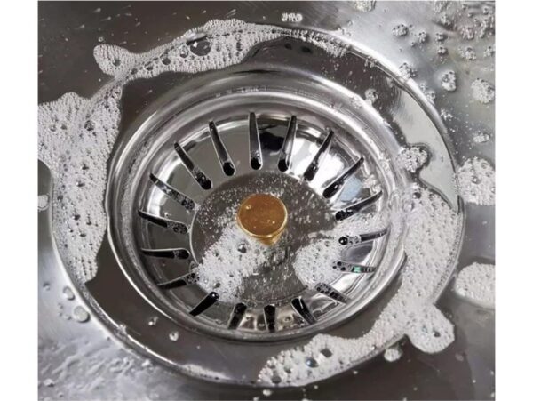 KOREK DO ZLEWU SITKO 8CM - złoty