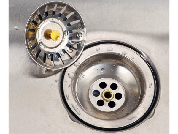 KOREK DO ZLEWU SITKO 8CM - złoty