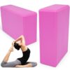 KOSTKA DO JOGI YOGI KLOCEK 23cm x 15cm x 7,5cm - różowy
