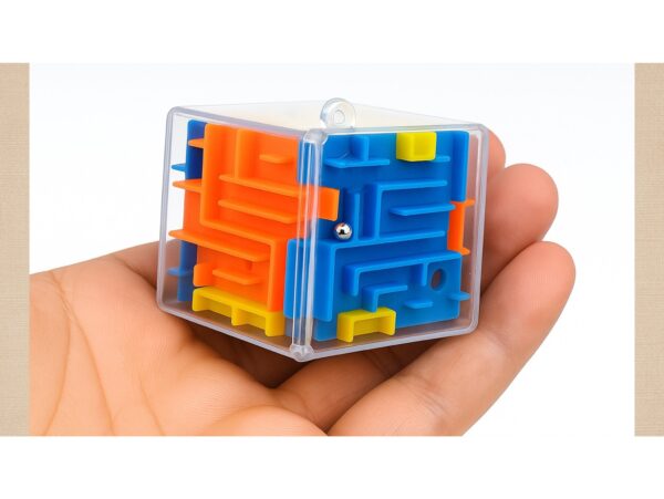 KOSTKA LABIRYNT KULKOWY 4cm