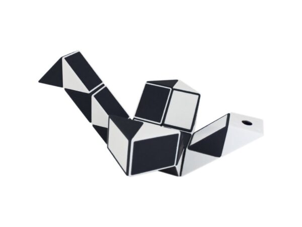 KOSTKA MAGICZNA UKŁADANKA 24-SEGMENTY 23x1,3x0,9cm - czarny