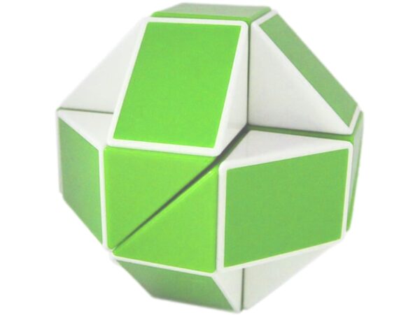 KOSTKA MAGICZNA UKŁADANKA 24-SEGMENTY 23x1,3x0,9cm - zielony