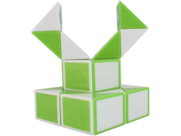 KOSTKA MAGICZNA UKŁADANKA 24-SEGMENTY 23x1,3x0,9cm - zielony