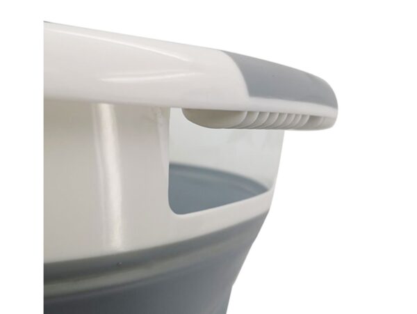 KOSZ NA PRANIE BIELIZNĘ SKŁADANY MISKA SILIKON 25L