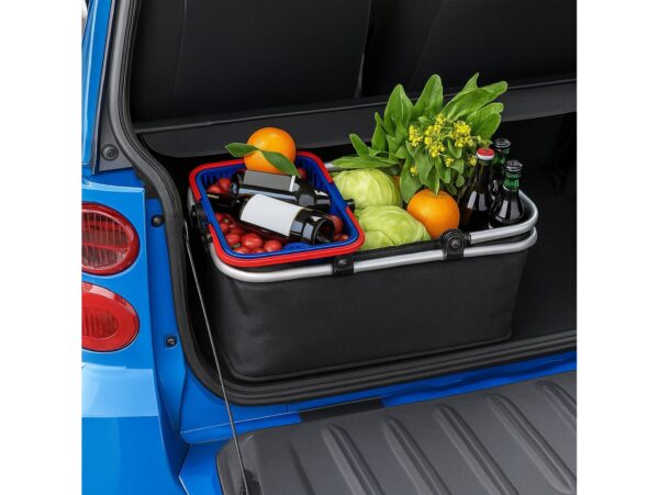 KOSZ PIKNIKOWY 49x27 DWIE RĄCZKI - czarny