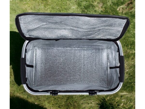 KOSZ PIKNIKOWY 49x27 DWIE RĄCZKI - czerwony