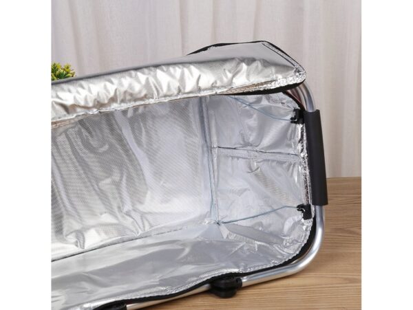 KOSZ PIKNIKOWY 49x27 DWIE RĄCZKI - zielony