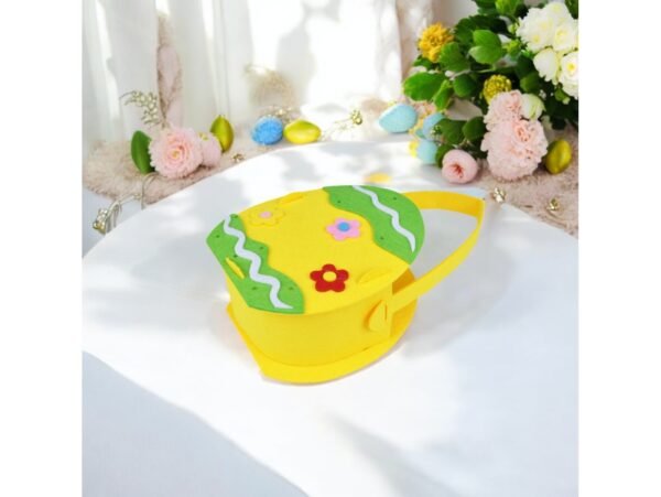 KOSZYCZEK WIELKANOCNY HANDMADE DIY FILCOWY - JAJKO 23x15x7