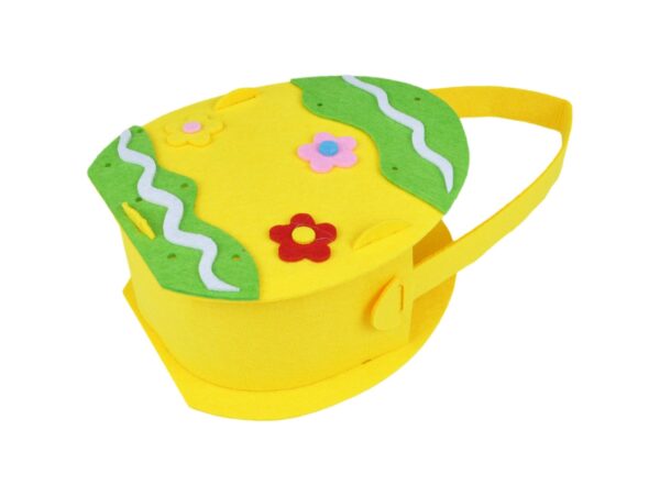 KOSZYCZEK WIELKANOCNY HANDMADE DIY FILCOWY - JAJKO 23x15x7