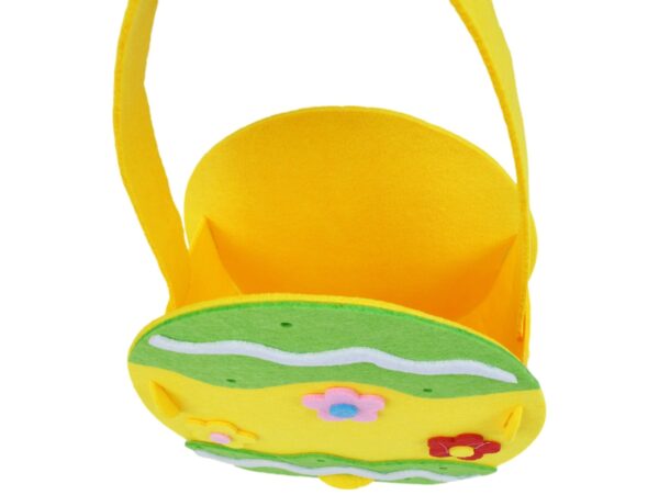 KOSZYCZEK WIELKANOCNY HANDMADE DIY FILCOWY - JAJKO 23x15x7