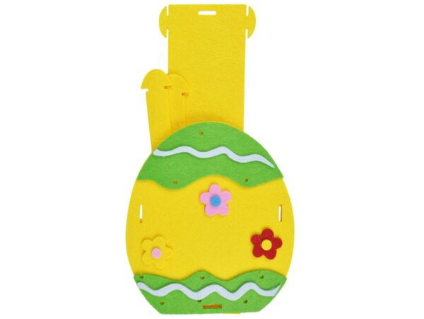 KOSZYCZEK WIELKANOCNY HANDMADE DIY FILCOWY - JAJKO 23x15x7