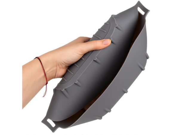 KOSZYK SILIKONOWY FORMA DO FRYTKOWNICY AIR FRYER 17x17x6cm